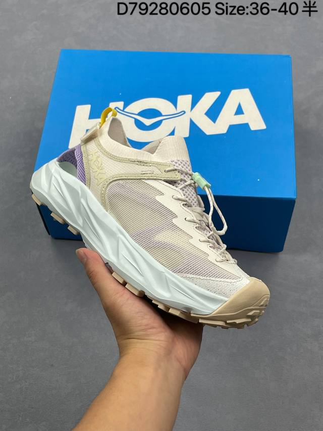 公司级Hoka Hopara 2凉鞋男鞋女鞋霍帕拉徒步鞋透气涉水沙滩鞋防滑溯溪鞋 货号：1147670 Anw 尺码：36 36.5 37.5 38 38.5