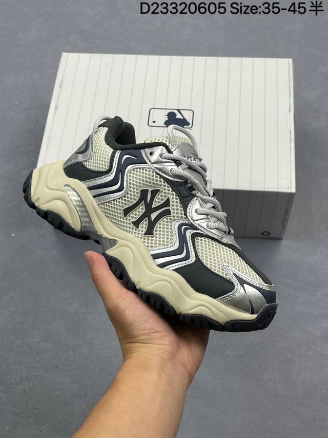 公司级Mlb Cargo Chunky 纽约洋基队 时尚百搭休闲运动潮流 防滑耐磨 低帮 老爹鞋 货号：3Ashw075N Gp40 尺码：35-45 编码：D