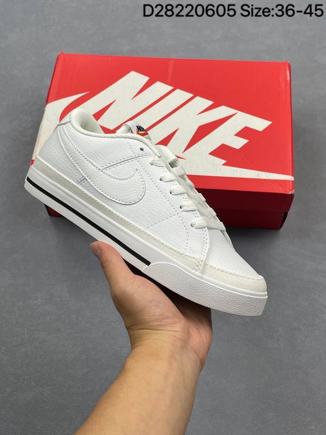 耐克Nike Wmns Court Legacy Nn 低帮百搭透气休闲运动板鞋 货号：Dh3162-001 Id：D28220605