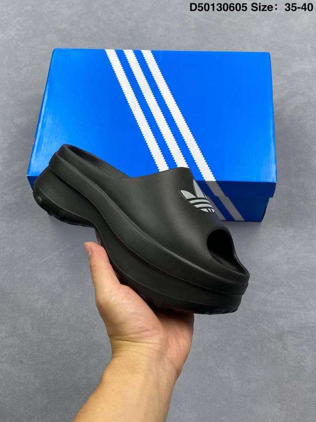 Adidas Originals Adifom Stan Stan 舒适百搭 防滑防磨一字拖鞋 货号:Ji2610 尺码:如图 D50130605
