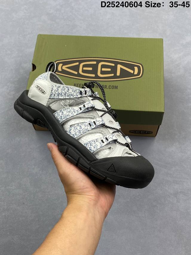 夏季潮鞋,文青界的凉鞋至尊# 人气户外休闲鞋品牌-科恩Keen Newport H2 Sandals 纽波特H2代系列水路两用溯溪涉水休闲户外徒步凉鞋 型号:1
