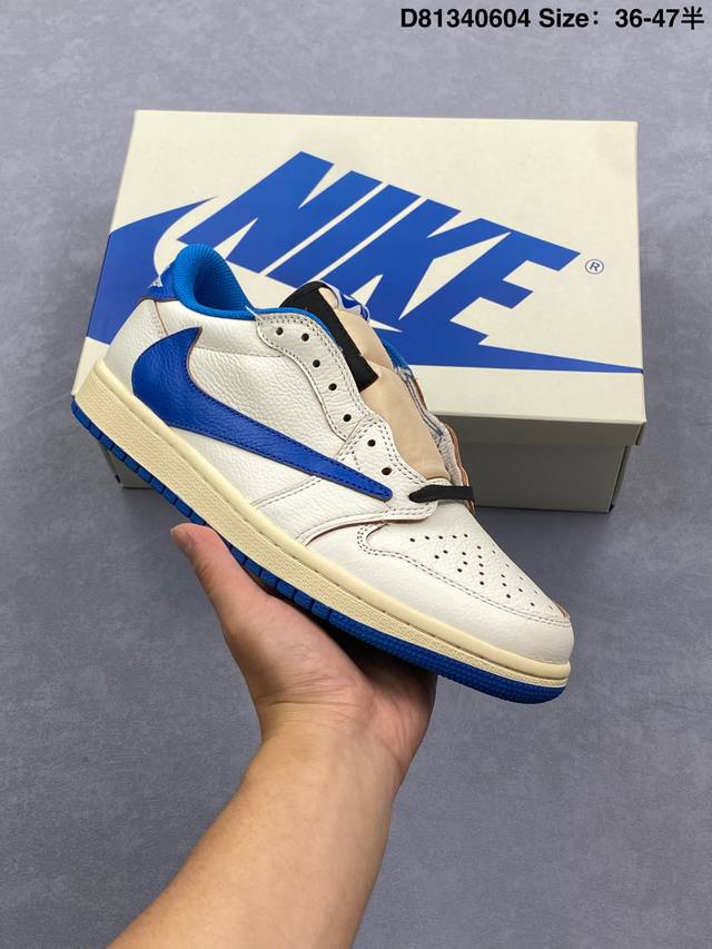 耐克 乔丹Air Jordan 1 Low Aj1 乔1 低帮复古文化休闲运动篮球鞋 1985 年面世的元年款汲取设计灵感，采用简洁大方的经典外观，熟悉中带一抹