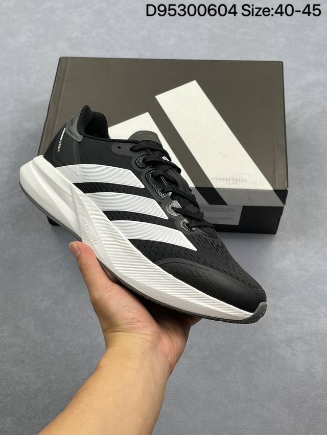 公司级Adidas Adizero Duramo Speed 2 阿迪达斯 网面透气 轻盈跑鞋 主打的科技还是非常让人期待 Cloudfoam是另一种减震科技