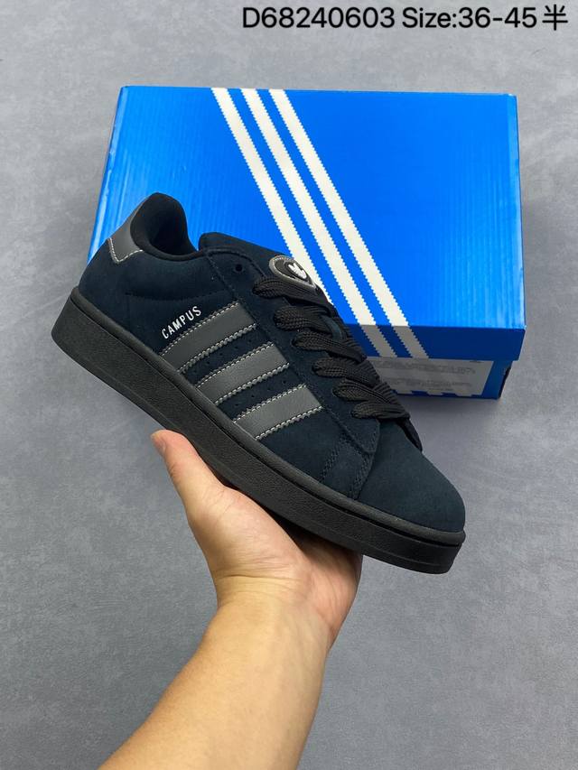 公司级Adidas Originals Campus 00S 学院系列 面包风经典复古低帮百搭休闲运动板鞋 货号:M20931 尺码:36 36.5 37 38