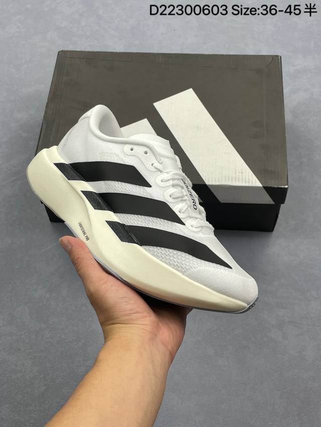 Adidas Adios 9 M Jh6206 阿迪超轻透气缓震跑鞋 #全新鞋款采用Lightweight Upper材料，让穿着者几乎能够体验到一种 裸足 的