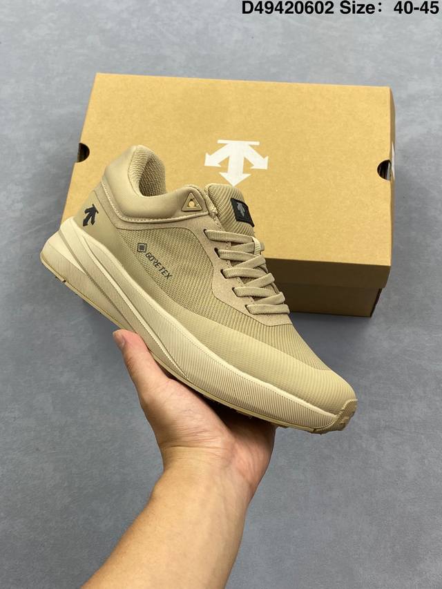 迪桑特Descente Boa Dualis都市通勤 Gore-Tex 时尚舒适 防滑耐磨 时尚休闲运动覆盖防水男子越野跑鞋 官方同步上架 适合技术路线单日徒步