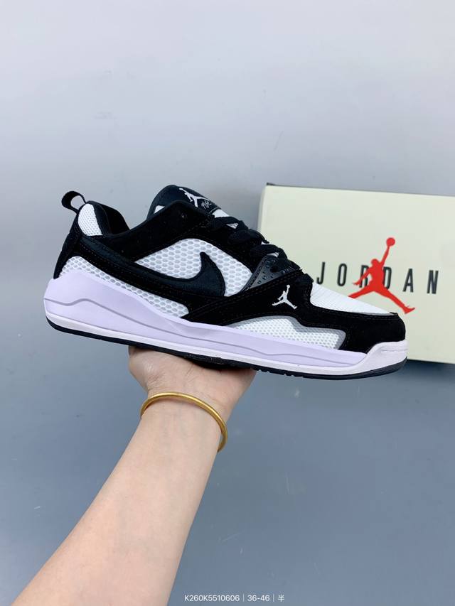 乔丹 Jordancmft Era 90 减震防滑 耐磨 低帮 运行休闲板鞋 Size：如图 编码：K260K5510606