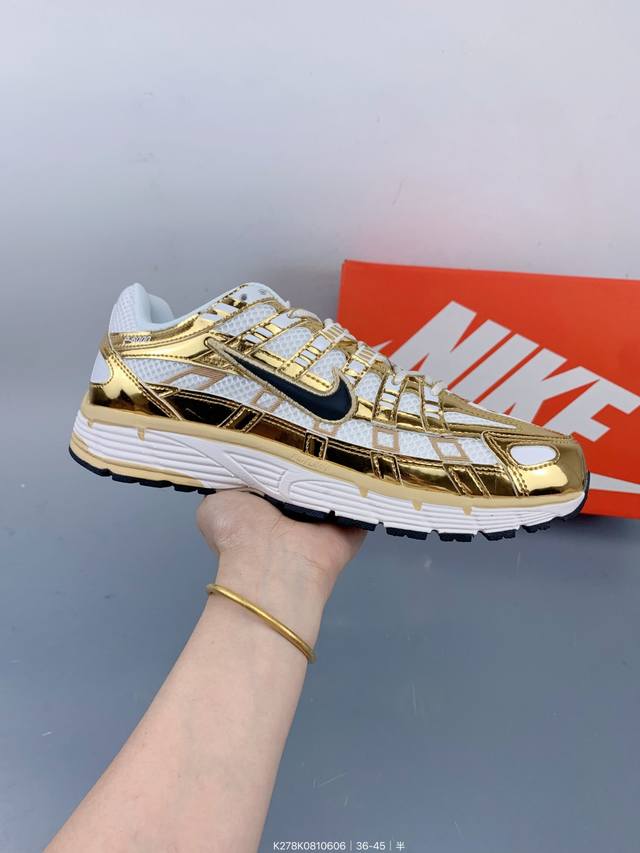 耐克Nike P-6000 系列低帮复古老爹风休闲运动舒适慢跑鞋 Size：如图 编码：K278K0810606