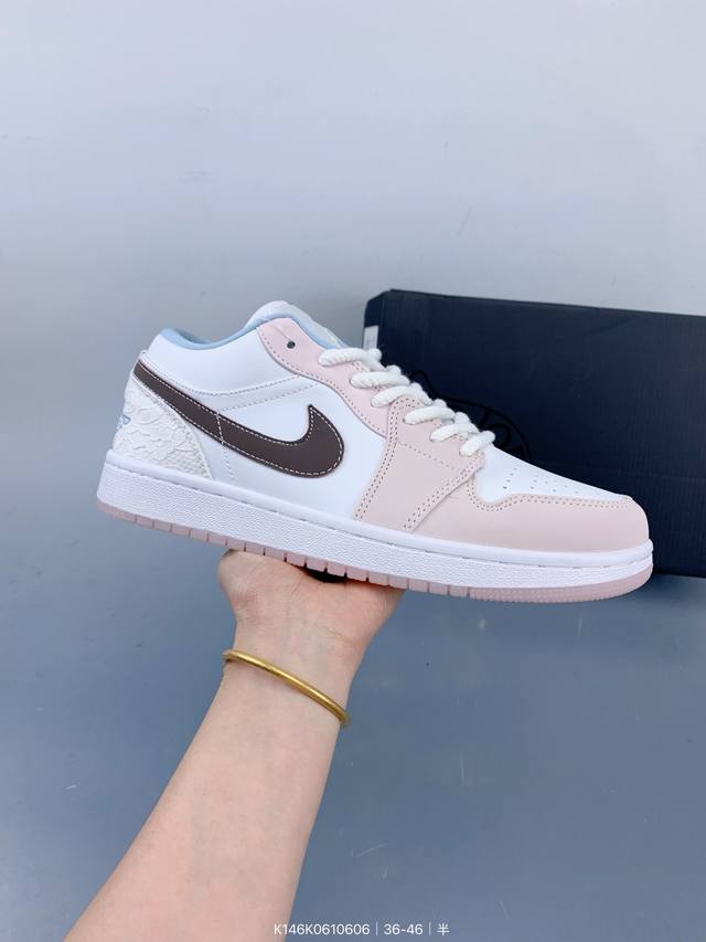 耐克Nike Air Jordan 1 Low Aj1乔丹一代低帮经典复古文化休闲运动篮球鞋 Size：如图 编码：K146K0610606