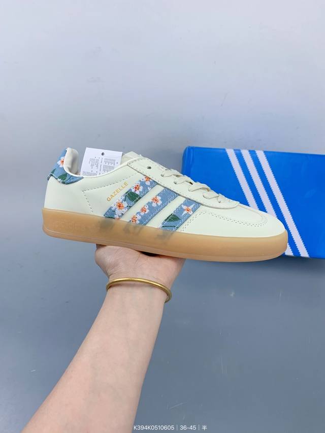 Gazelle Indoor T头鞋德训Adidas Originals阿迪达斯三叶草板鞋 Size：如图 编码：K394K0510605