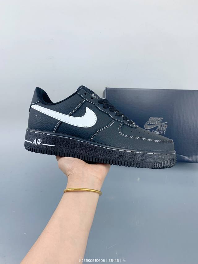 耐克 Nike Air Force 1 ’07 空军一号低帮百搭休闲运动板鞋。 Size：如图 编码：K256K0510605