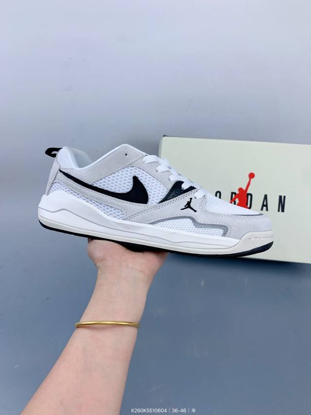 乔丹 Jordancmft Era 90 减震防滑 耐磨 低帮 运行休闲板鞋 Size：如图 编码：K260K5510604