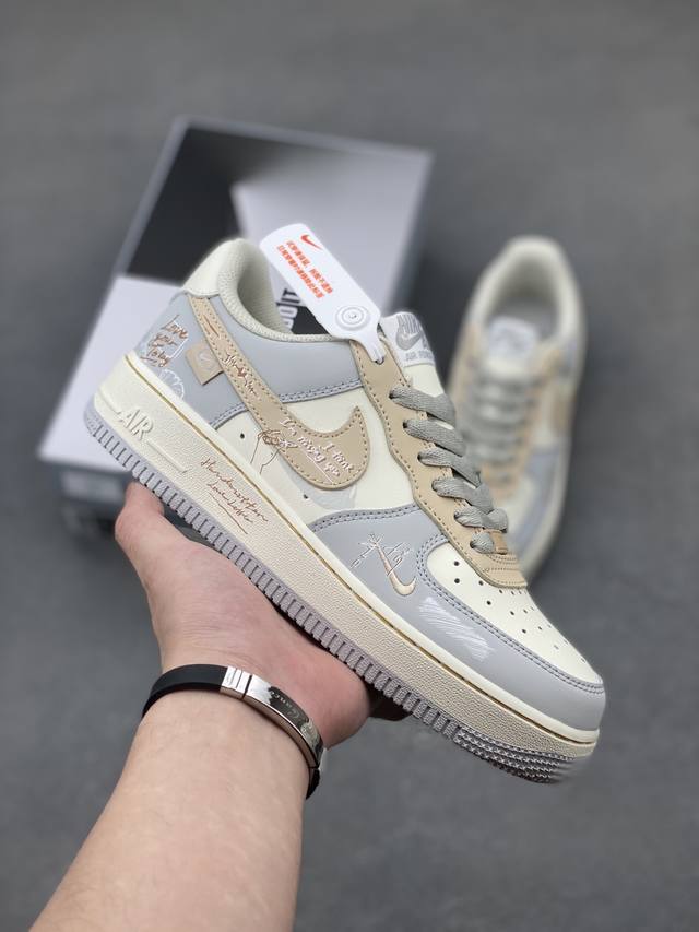 海外限量发售！公司级Nike Air Force 1 '07 Low 空军一号 低帮 运动鞋 休闲鞋 折边针车 工艺难度大 原楦头原纸板 原装鞋盒 定制五金配件