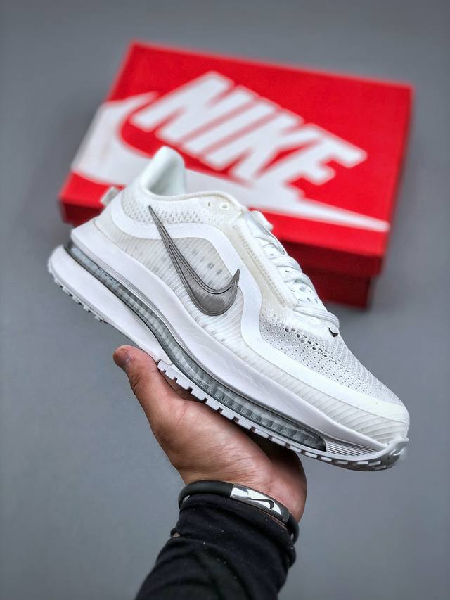 Nike Pegasus Premium Airscape 舒适百搭减震防滑耐磨透气 低帮跑步鞋白灰色 低帮跑步鞋，灰白配色，简约又不失活力，上脚超吸睛。它不仅