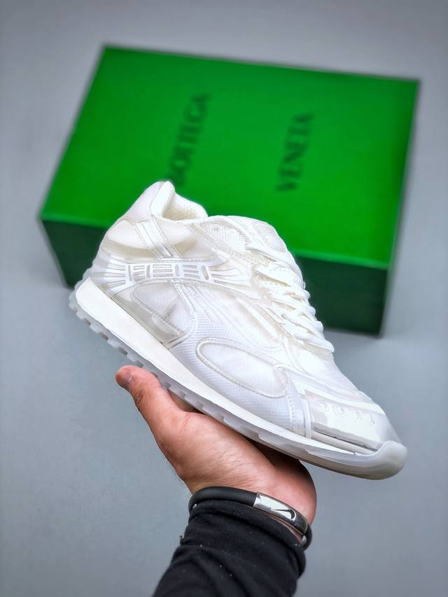 意大利奢侈品牌-宝缇嘉 葆蝶家-Bottega Veneta Orbit Lace-Up Runner Bv葆蝶家时尚休闲王一博同款老爹鞋运动鞋 ＃Max 广货