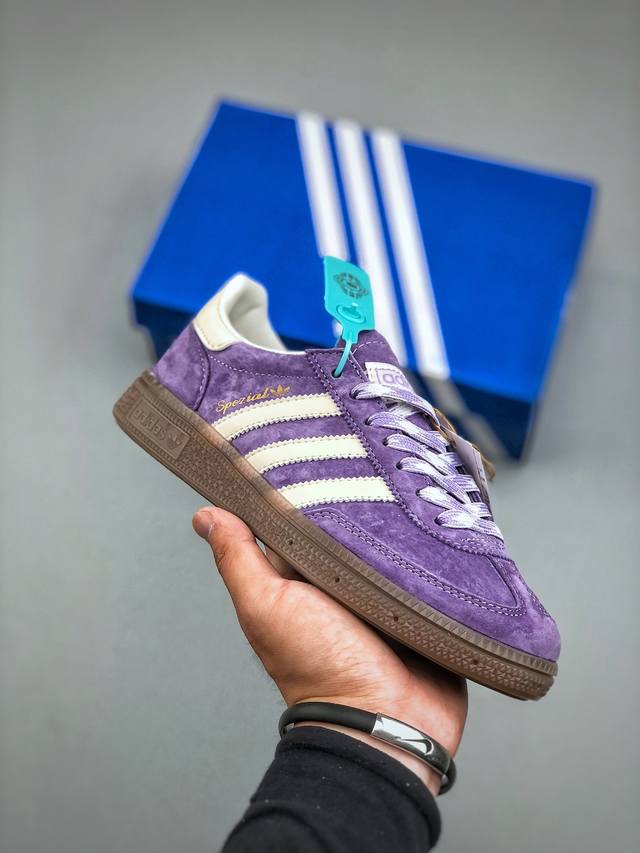 Adidas Handball Spezial 低帮三叶草学院风复古休闲板鞋 货号：Ki5935 尺码：36-45 半