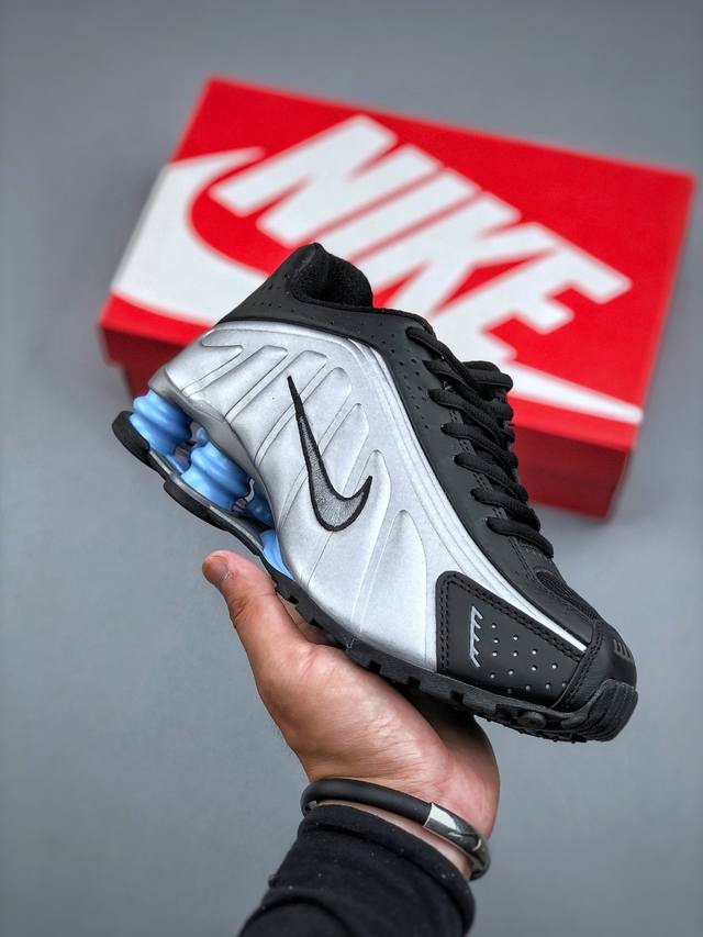 耐克Nike Shox R4 圆柱气垫缓震 低帮休闲运动跑步鞋 货号Cw2626 004 尺码：36-45