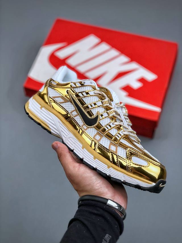 Nike P-6000 Premium系列低帮复古老爹风休闲运动舒适慢跑鞋 If1787 男女鞋真标半码制升级原楦原纸版数据开发版型采用硬质牛剖革组合透气网面材
