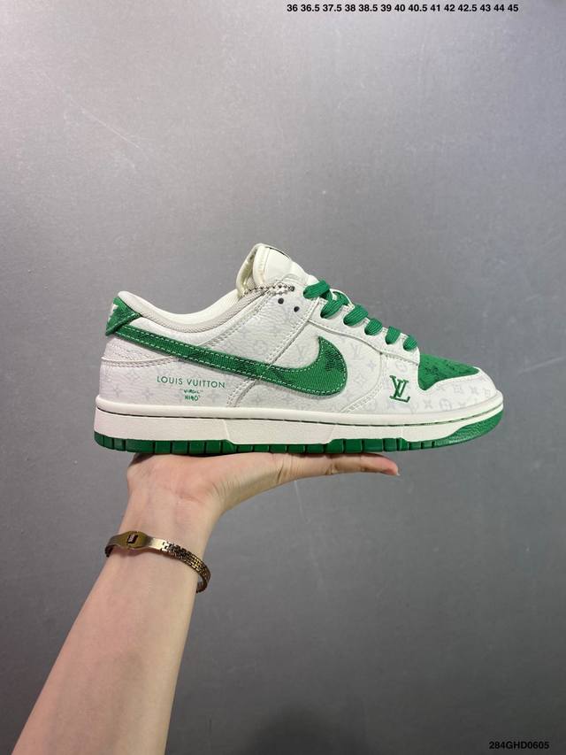 公司级Nike Sb Dunk Low Lv联名 纯原大厂出品 极力推荐 原装头层材料 独家版型蒸餾加工 帶來的是更好的视觉和脚感体验 大厂纯原品质出货 清洁度