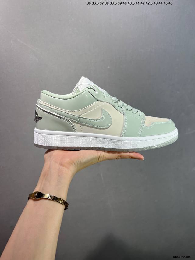 Air Jordan Aj1 Low 低帮 米绿 Hf4078- 全新流水线出品 Dt版本唯一平替选择 市场第二梯队最强版 全部原鞋开发 原楦原纸板开发 全鞋电