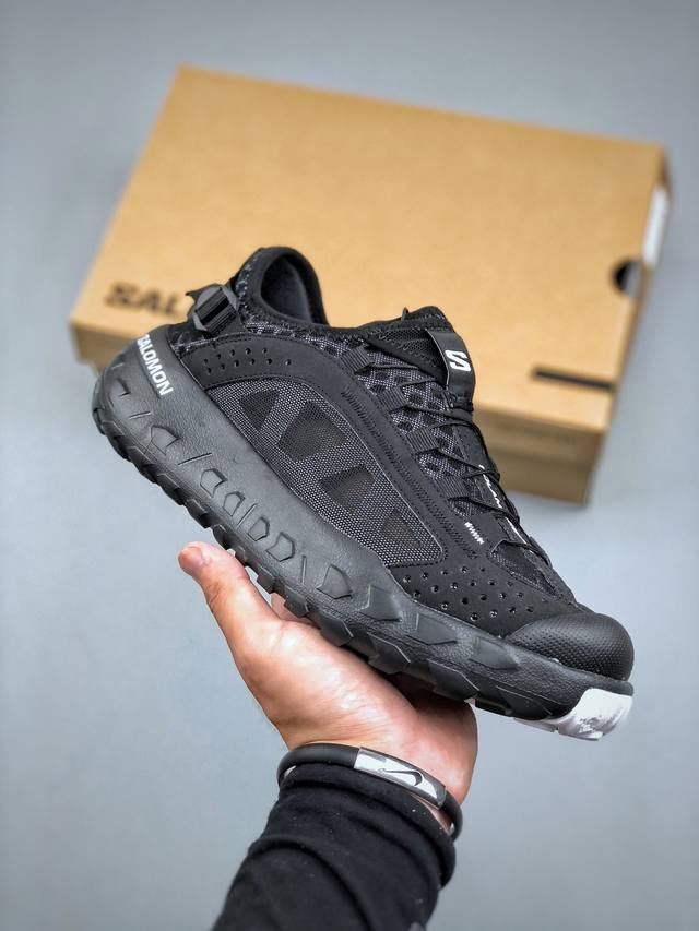 绿X版] Salomon萨洛蒙 Solamphibian 时尚潮流百搭舒适 轮胎鞋 水陆两栖 低帮 户外功能鞋 男女款 黑色478148 尺码：36-46
