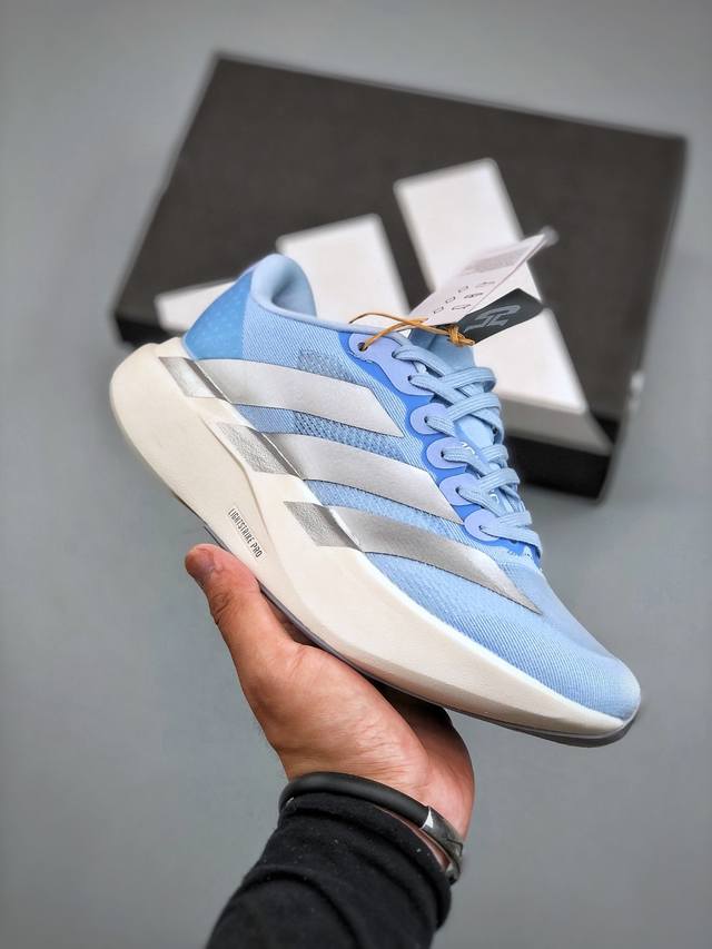 Ad Adizero Evo Sl Js4453 阿迪超轻透气缓震跑鞋尺码：36 36.5 37 38 38.5 39 40 40.5 41 42 42.5 4