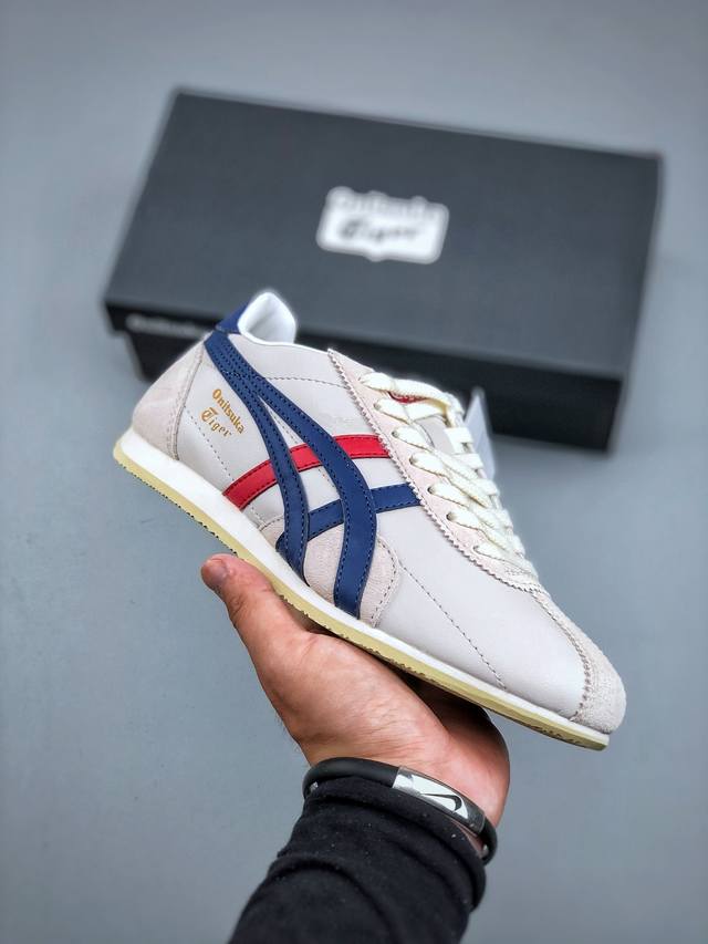 Asics Onitsuka Tiger Mexico 66 亚瑟士鬼冢虎复古经典板鞋 货号1183B480-107 尺码：35-45