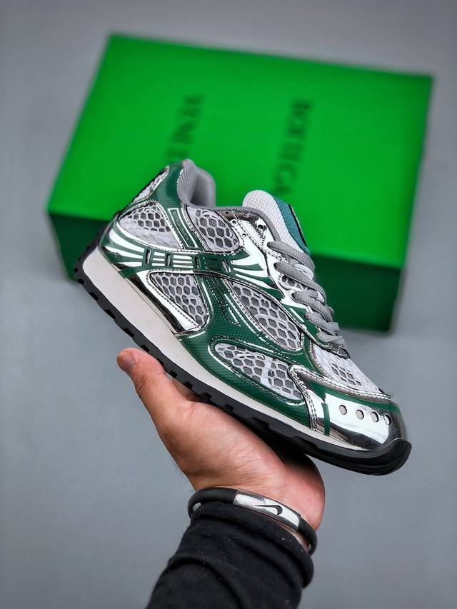 意大利奢侈品牌-宝缇嘉 葆蝶家-Bottega Veneta Orbit Lace-Up Runner Bv葆蝶家时尚休闲王一博同款老爹鞋运动鞋 广货纯原版本