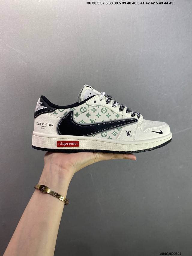 公司级Nike Air Jordan 1 Low 定制配色 定制Aj联名-高端定制 低帮复古文化板鞋 #定制鞋盒 大厂纯原品质出货 超高清洁度 皮料切割干净无任