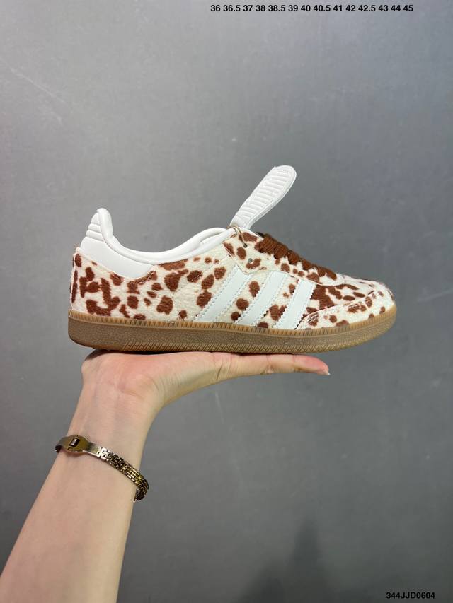 公司级阿迪达斯三叶草Adidas Originals Samba Lt桑巴舞系列绅士德训足球风百搭低帮休闲运动板鞋 货号:Js3930 尺码:36 36.5 3
