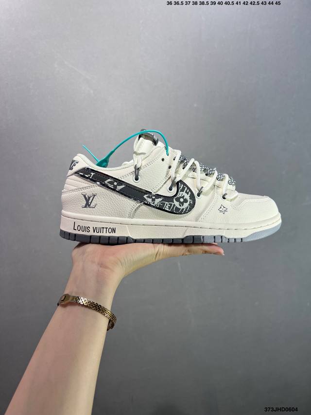 Nike Sb Dunk Low 周年高端定制 低帮休闲板鞋 Yx5066-297 #定制鞋盒 大厂纯原品质出货 超高清洁度 皮料切割干净无任何毛边 细节完美