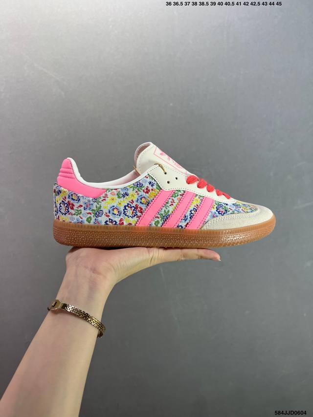 Ad Original Samba Og 复古经典轻便板鞋 Ig1964 头层牛皮加持 正确烫金高频细节 原装纳米超迁皮料 独家私模橡胶大底 原盒原配 这款桑巴