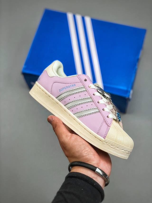 Adidas Originals Superstar 2代 2025全新版本 贝壳头官方同步 渠道正品订单 诠释市场最高工艺水平贝壳头经典小白板鞋 专柜上架同步