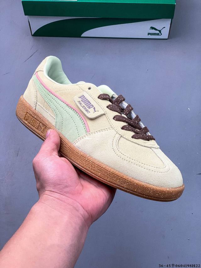 集图 Puma彪马男女通用Palermo Og 标贴运动鞋 鞋款复刻，重温足球文化风潮！ 近日 Puma 将经典鞋款 Palermo 重新带回市场，让众多鞋迷和