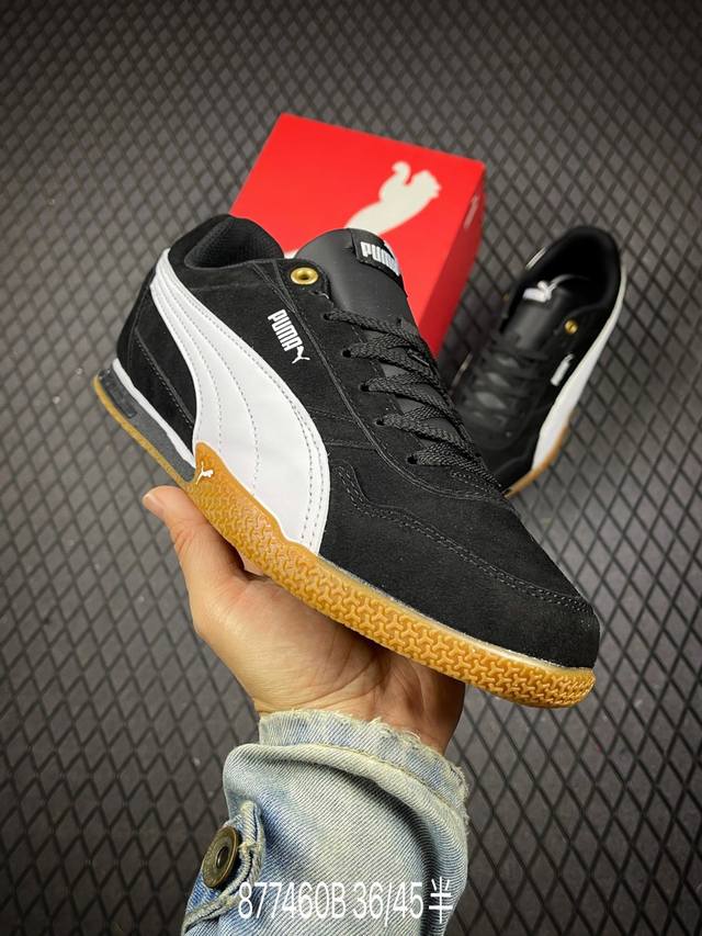 B 公司级Puma Bella Donna Nylon 彪马 舒适男女低帮生活休闲德训薄底鞋 货号：402673-01 尺码：36 37 37.5 38 38.