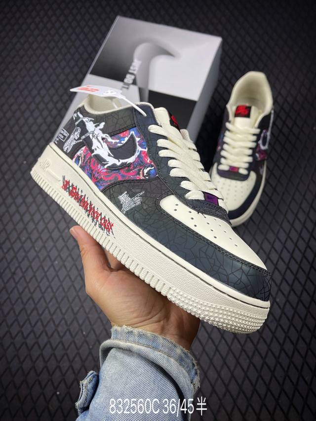 C 公司级Nike Air Force 1‘07 原楦头原纸板 打造纯正低帮空军版型 专注外贸渠道 全掌内置蜂窝气垫 原盒配件 原厂中底钢印、拉帮完美 货号:D