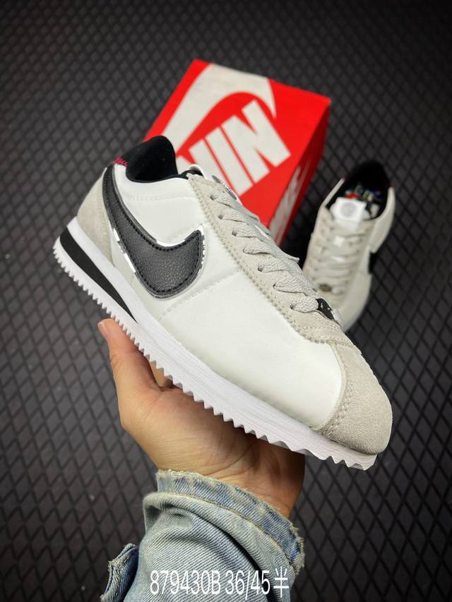 B Nike Classic Cortez Se 经典阿甘 经典版型 原装渠道订单 实体充正操作 天猫订单本实体可操作原价款 官方货号：Hv6724-001 尺