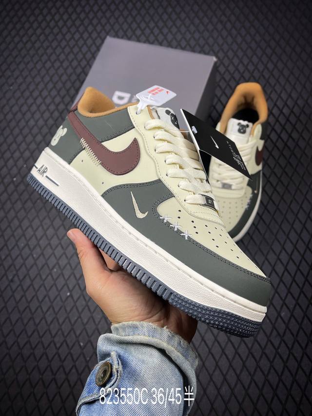 C 公司级Nike Air Force 1‘07 Lv8 原楦头原纸板 打造纯正低帮空军版型 专注外贸渠道 全掌内置蜂窝气垫 原盒配件 原厂中底钢印、拉帮完美