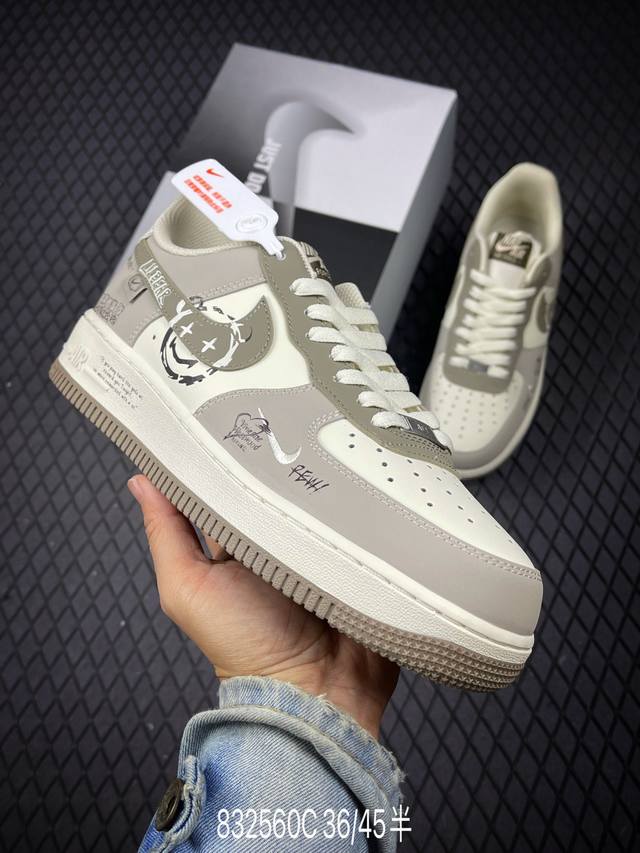 C 公司级Nike Air Force 1‘07 Lv8 原楦头原纸板 打造纯正低帮空军版型 专注外贸渠道 全掌内置蜂窝气垫 原盒配件 原厂中底钢印、拉帮完美