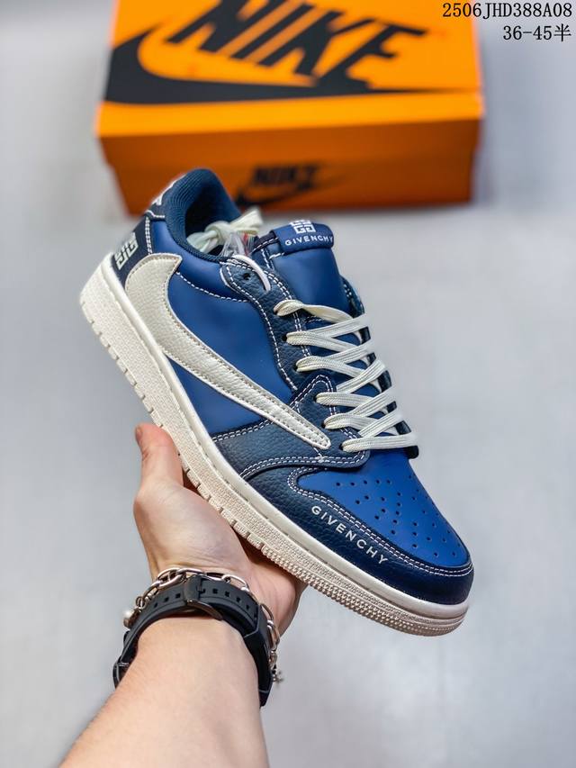 耐克 Nike Air Jordan 1 Low Og Sp Military Blue Aj1乔1 倒勾 低帮篮球鞋 Aj1 乔丹1代 Aj1 乔1 反向脚趾