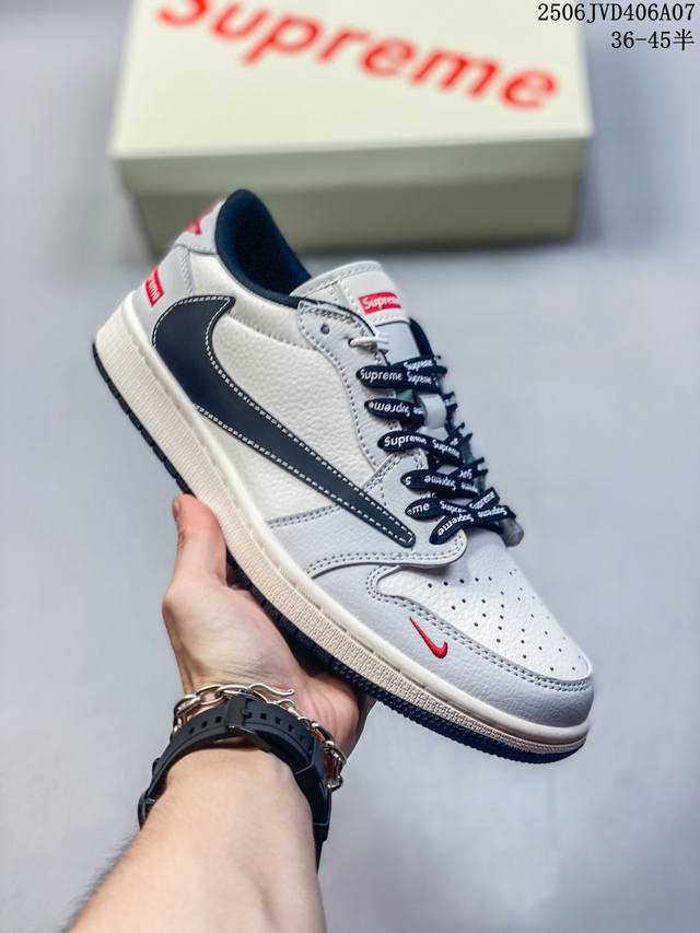 海外爆款限量发售！公司级 Travis Scott X Fragment Design X Jordan Air Jordan 1 Low Og Sp “Sup