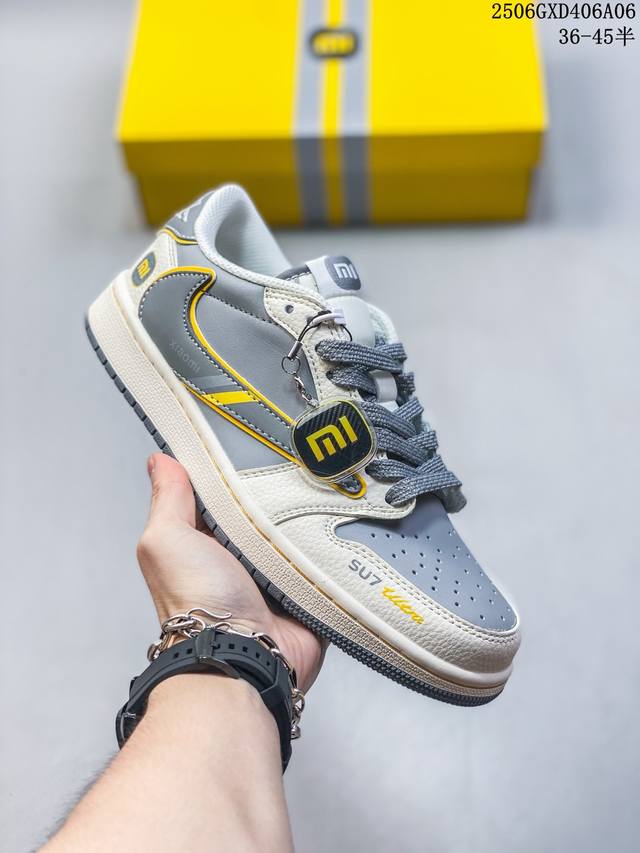 海外爆款限量发售！Travis Scott X Fragment Design X Jordan Air Jordan 1 Low Og Sp “小米联名 寒武
