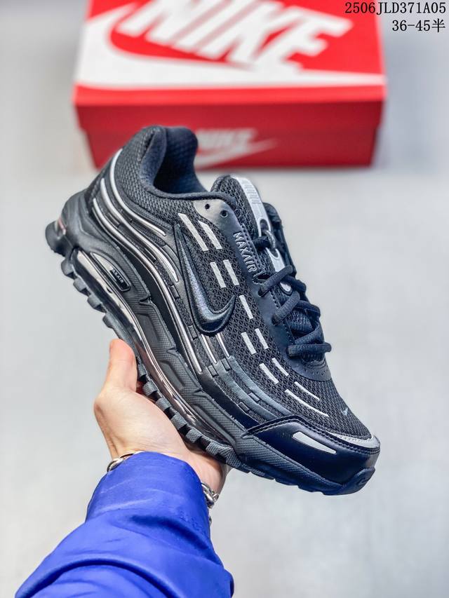 公司级Nike Air Max Tl 2.5 耐克大气垫 减震 耐磨 休闲跑步鞋 搭配全掌式 Max Air 气垫为步伐注入充沛活力中底完美拉帮 钢印注胶孔一应