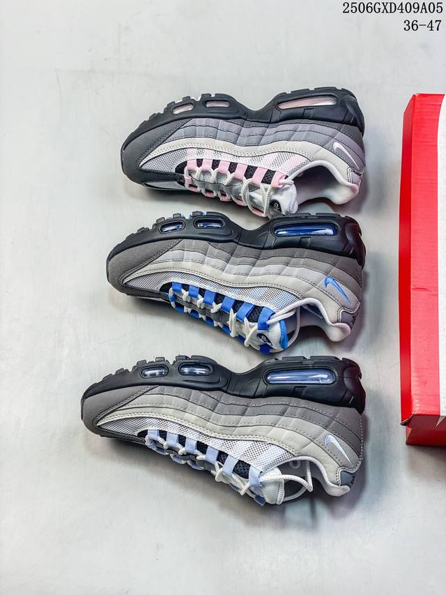 Cdg X Nike Air Max 95 复古单品 潮流百搭 气垫缓震慢跑鞋 Air Max 95就是源于设计师塞吉奥 罗扎诺的构想 Nike Air Max