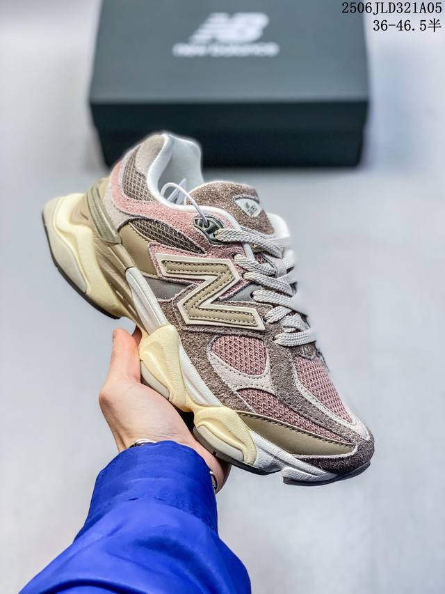 公司级New Balance 公司级版本 Nb9060 联名款 复古休闲运动慢跑鞋 鞋款灵感源自设计师本人对夏日的怀日回忆。鞋面大身由空间双格及磨砂鞋面拼接而生