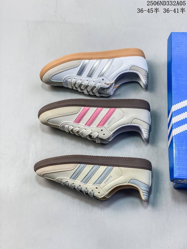 公司级阿迪达斯三叶草Adidas Originals Samba Og 桑巴舞系列绅士德训足球风百搭低帮休闲运动板鞋 货号:Jh7299 尺码：见图 编码：06