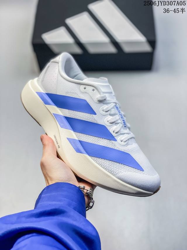 公司级 阿迪达斯 Adidas Adizero Evo Sl 运动舒适防滑耐磨 低帮跑步鞋 阿迪达斯革新力作 破纪录轻跑鞋 Adizero Adios Pro