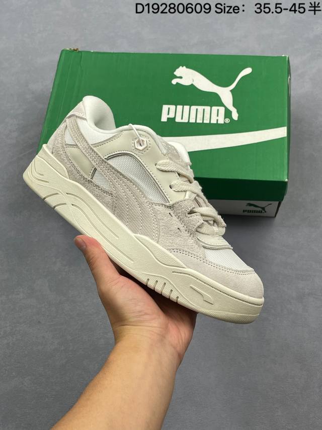 Puma 180 Night Rider 彪马 防滑耐磨低帮休闲板鞋 设计灵感源自90及00一代的滑板运动文化 简约又不失设计巧思的帅气风格让它轻松驾驭日常休闲