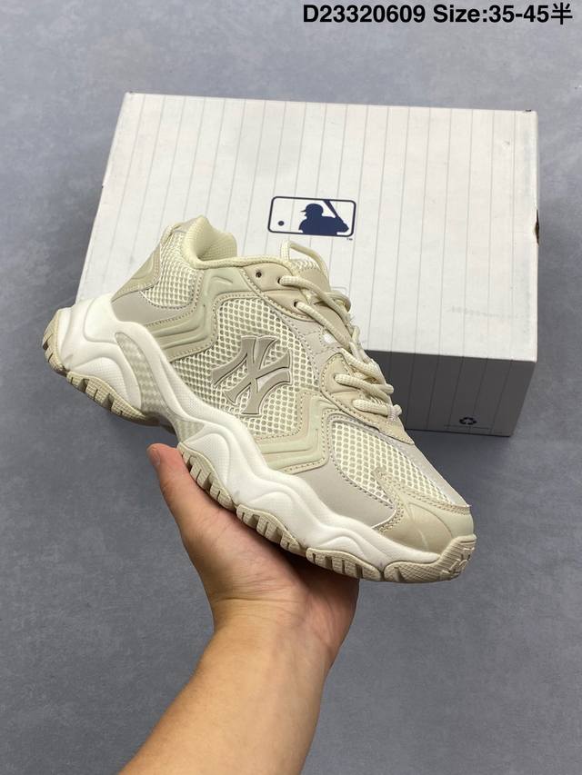 公司级Mlb Cargo Chunky 纽约洋基队 时尚百搭休闲运动潮流 防滑耐磨 低帮 老爹鞋 货号：3Ashw075N Gp40 尺码：36-45半 编码：