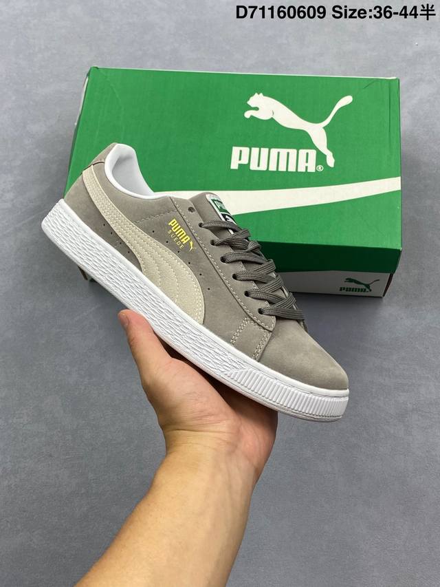 Puma 彪马 男女鞋真标半码制，原楦原纸版数据开发版型，超采用软纹皮革鞋面材质，正确橡胶围条加固鞋底运动品牌Puma 彪马 Suede Classic经典复古